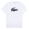 Camiseta Lacoste SPORT en tejido de punto transpirable con estampado de cocodrilo en 3D