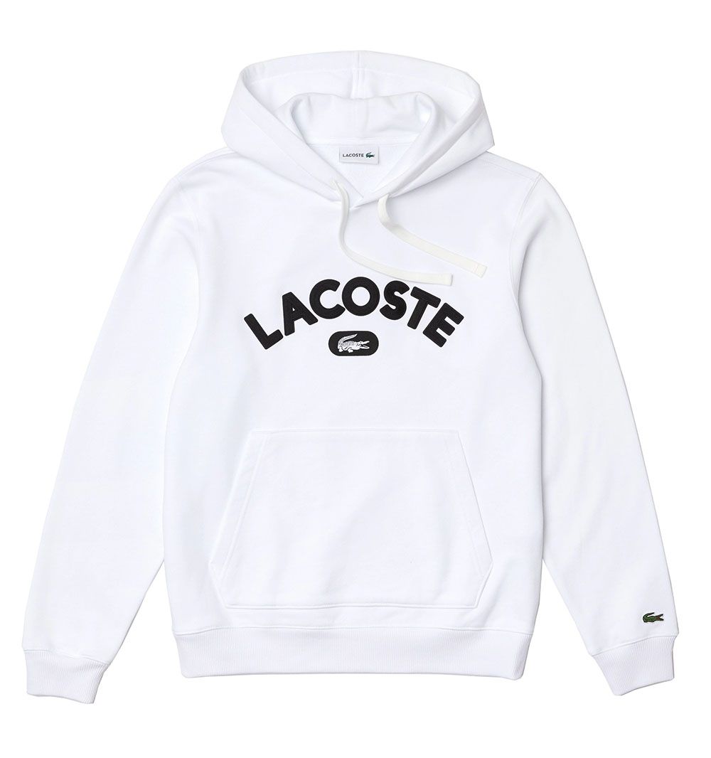 Lacoste Men's Printed Logo Fleece Crew Neck Sweatshirt