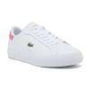 Lacoste Women's Powercourt Leather Iridescent Detail Trainers