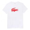 Camiseta Lacoste SPORT en tejido de punto transpirable con estampado de cocodrilo en 3D