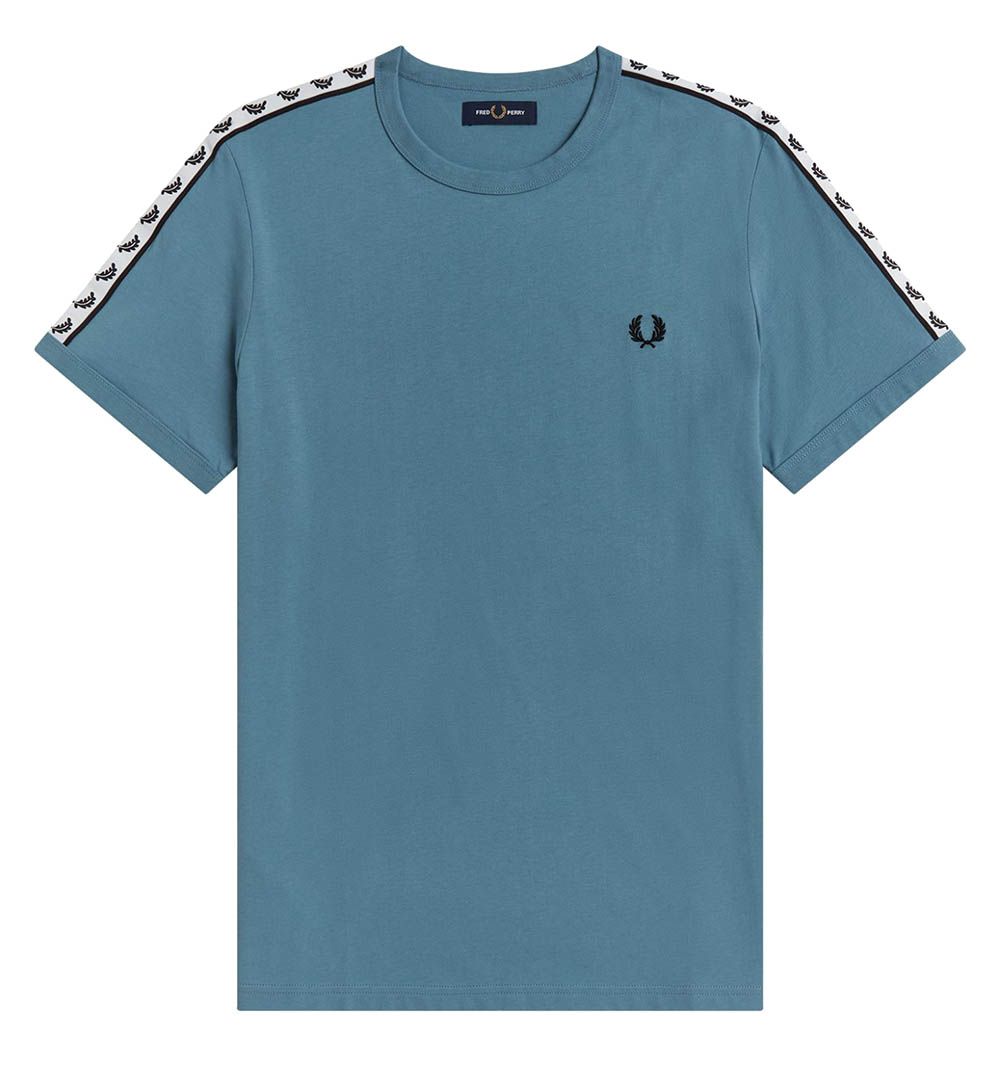 Camiseta Fred Perry Ringer con cinta deportiva