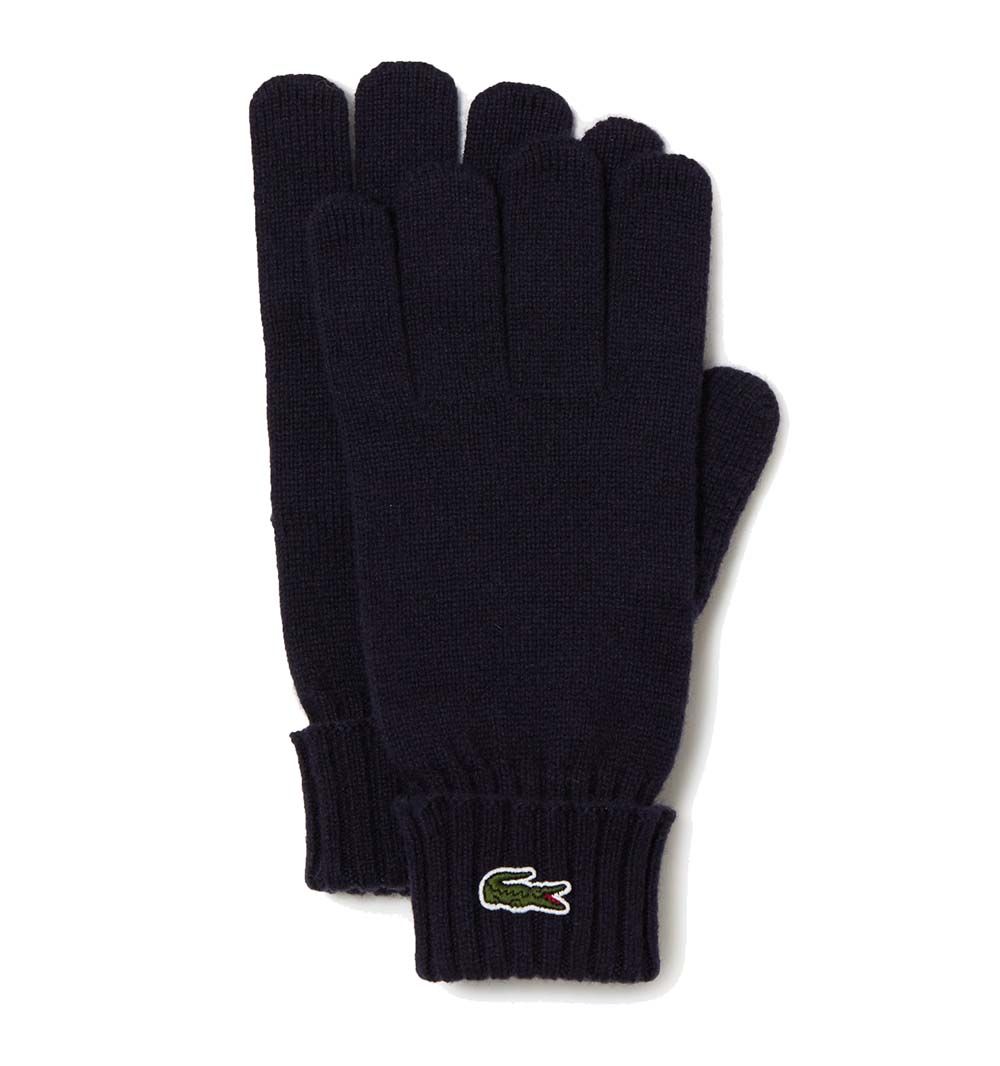 Men's Embroidered Crocodile Wool Gloves