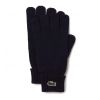 Men's Embroidered Crocodile Wool Gloves
