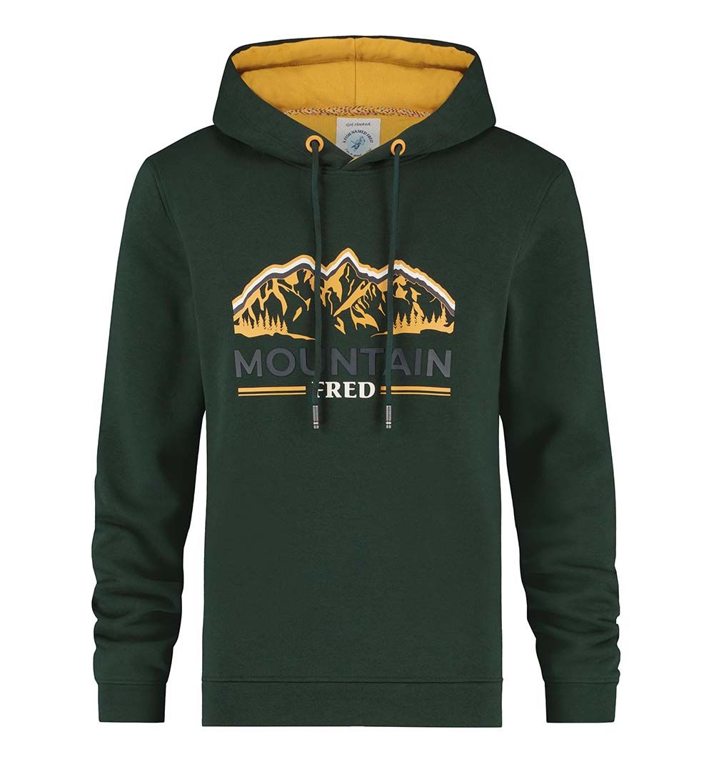 Sudadera A Fish Named Fred Mountain verde