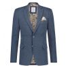 Blazer a Fish Named Fred navy linen look